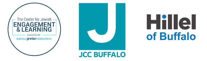All the partner grant logos for the Jewish Buffalo Federation. Center for Jewish Engagement & Learning, JCC Buffalo, Hillel of Buffalo, Chabad at Buffalo, Kadimah Scholars Program at Park School, and Ohr Temimim